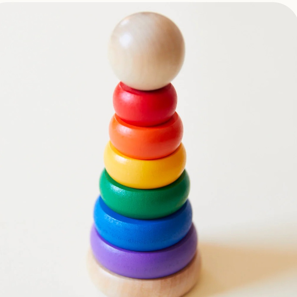 Sarah’s Silks Wooden Rainbow Stacker